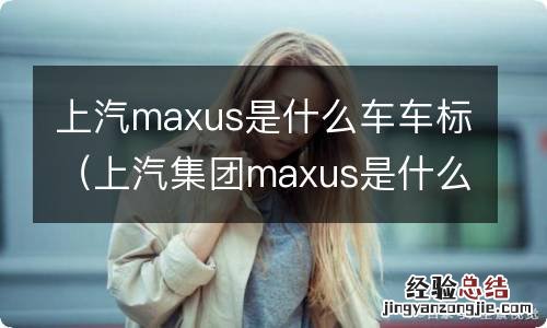 上汽集团maxus是什么车 上汽maxus是什么车车标