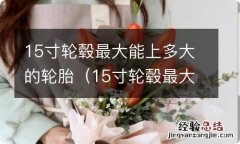 15寸轮毂最大能上多大的轮胎图片 15寸轮毂最大能上多大的轮胎