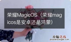 荣耀magicos是安卓还是鸿蒙 荣耀MagicOS