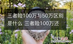 三者险100万与50万区别是什么 三者险100万还是50万