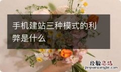 手机建站三种模式的利弊是什么