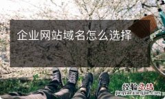 企业网站域名怎么选择