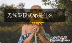 无线吸顶式ap是什么