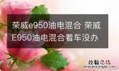 荣威e950油电混合 荣威E950油电混合着车没办法换挡怎么解决