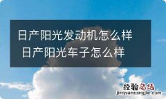 日产阳光发动机怎么样 日产阳光车子怎么样