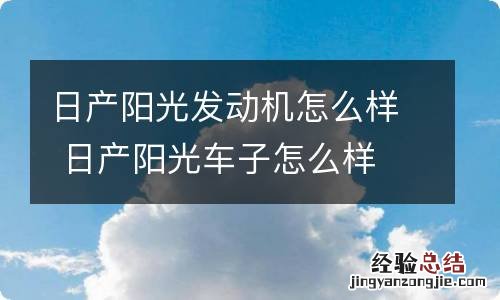 日产阳光发动机怎么样 日产阳光车子怎么样