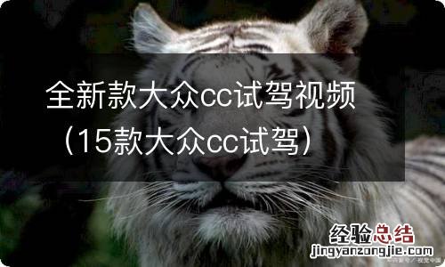 15款大众cc试驾 全新款大众cc试驾视频