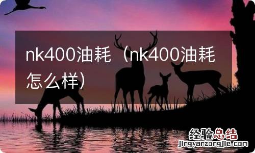 nk400油耗怎么样 nk400油耗