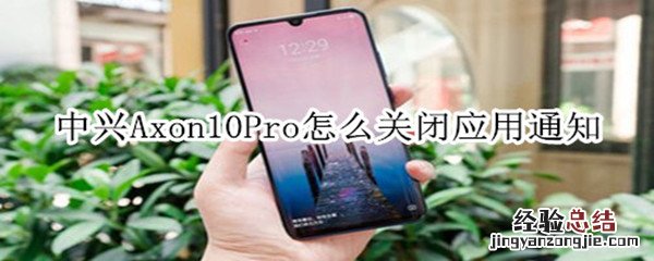 中兴Axon10Pro怎么关闭应用通知