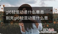 gl6轻混动是什么意思 别克gl6轻混动是什么意思