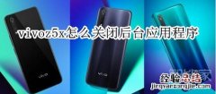 vivoz5x怎么关闭后台应用程序