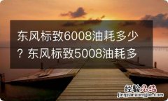 东风标致6008油耗多少? 东风标致5008油耗多少