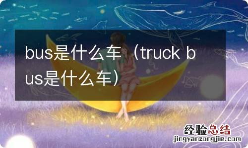 truck bus是什么车 bus是什么车