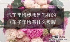 车子年检有什么步骤 汽车年检步骤是怎样的