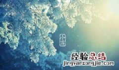 小雪节气简介 关于小雪节气的简介