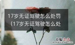 17岁无证驾驶怎么处罚但如果取车呢 17岁无证驾驶怎么处罚