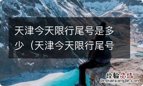 天津今天限行尾号是多少不系安全带罚多少钱扣几分 天津今天限行尾号是多少