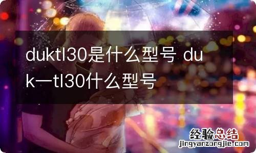 duktl30是什么型号 duk一tl30什么型号