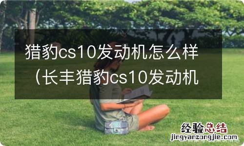 长丰猎豹cs10发动机怎么样 猎豹cs10发动机怎么样