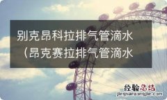 昂克赛拉排气管滴水 别克昂科拉排气管滴水