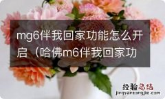 哈佛m6伴我回家功能 mg6伴我回家功能怎么开启