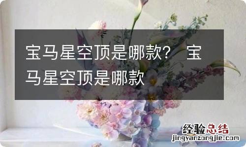 宝马星空顶是哪款？ 宝马星空顶是哪款