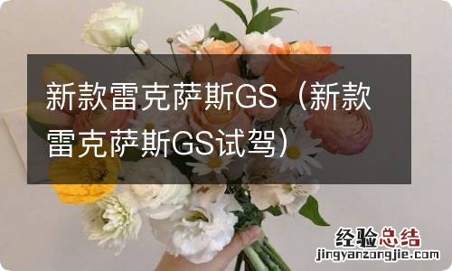 新款雷克萨斯GS试驾 新款雷克萨斯GS