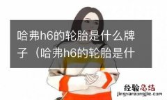 哈弗h6的轮胎是什么牌子的 哈弗h6的轮胎是什么牌子