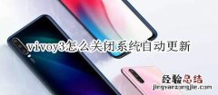 vivoy3怎么关闭系统自动更新