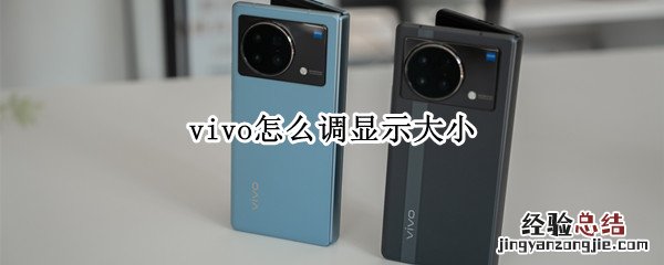 vivo手机显示屏图标怎么调大小 vivo怎么调显示大小