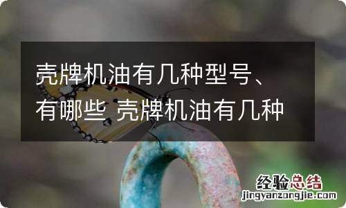 壳牌机油有几种型号、有哪些 壳牌机油有几种型号,有哪些品牌