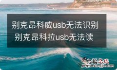 别克昂科威usb无法识别 别克昂科拉usb无法读取