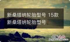 新桑塔纳轮胎型号 15款新桑塔纳轮胎型号