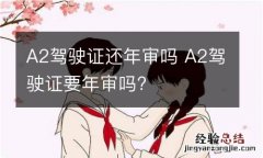 A2驾驶证还年审吗 A2驾驶证要年审吗?