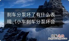 小车刹车分泵坏会有哪些表现 刹车分泵坏了有什么表现