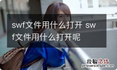 swf文件用什么打开 swf文件用什么打开呢