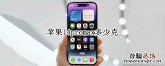 苹果11Promax多少克 苹果14promax多少克