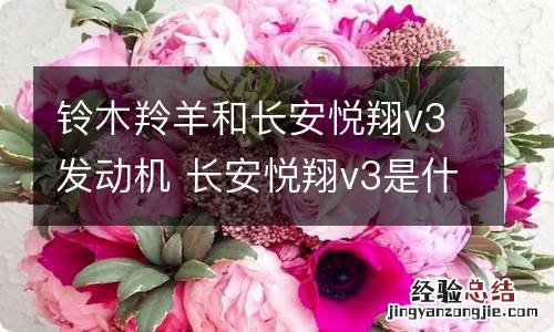 铃木羚羊和长安悦翔v3发动机 长安悦翔v3是什么发动机怎么样