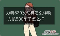 力帆530发动机怎么样啊 力帆530车子怎么样