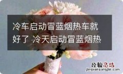 冷车启动冒蓝烟热车就好了 冷天启动冒蓝烟热车不冒烟