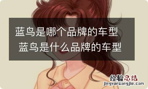 蓝鸟是哪个品牌的车型 蓝鸟是什么品牌的车型