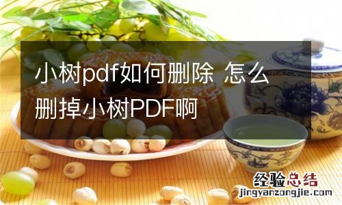 小树pdf如何删除 怎么删掉小树PDF啊