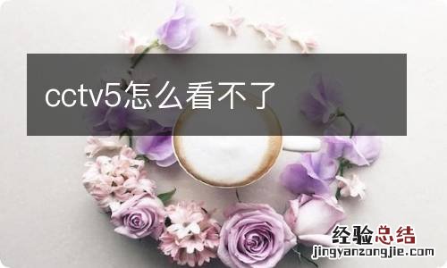 cctv5怎么看不了