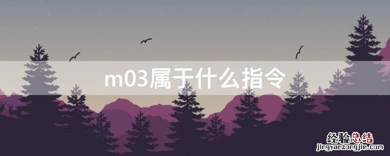 m03,m04,m05指令的含义 m03属于什么指令