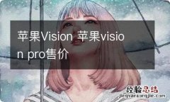 苹果Vision 苹果vision pro售价