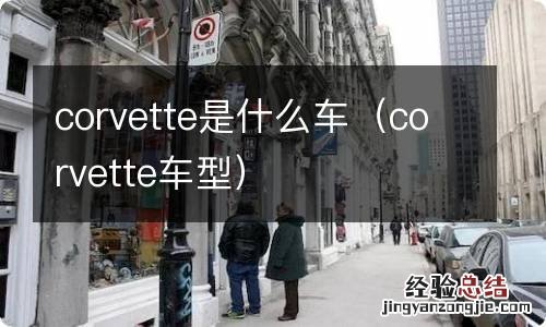 corvette车型 corvette是什么车