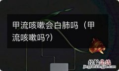 甲流咳嗽吗? 甲流咳嗽会白肺吗