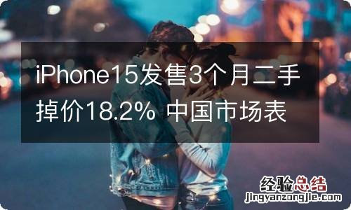 iPhone15发售3个月二手掉价18.2% 中国市场表现不佳