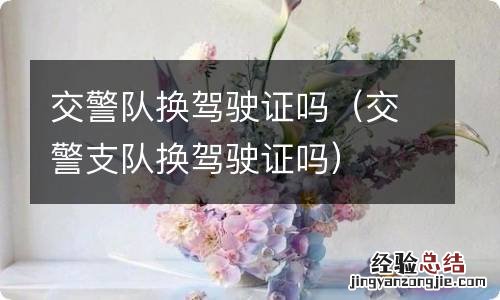 交警支队换驾驶证吗 交警队换驾驶证吗