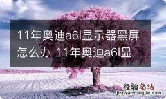 11年奥迪a6l显示器黑屏怎么办 11年奥迪a6l显示屏怎么突然不亮